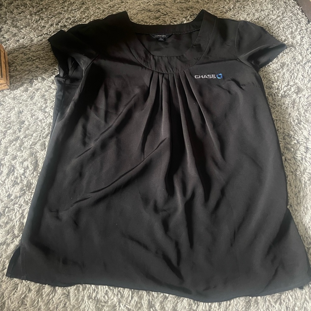 Lands’ End chase bank uniform top